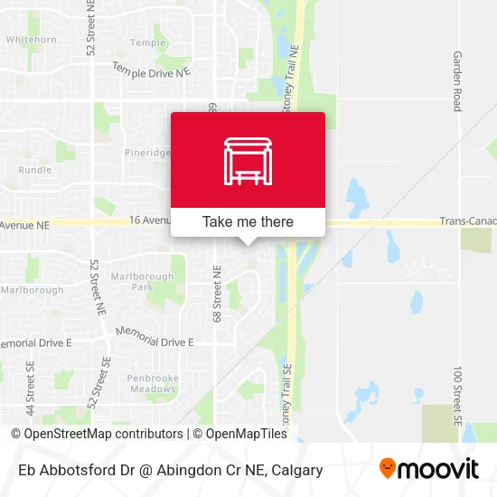 Eb Abbotsford Dr @ Abingdon Cr NE map