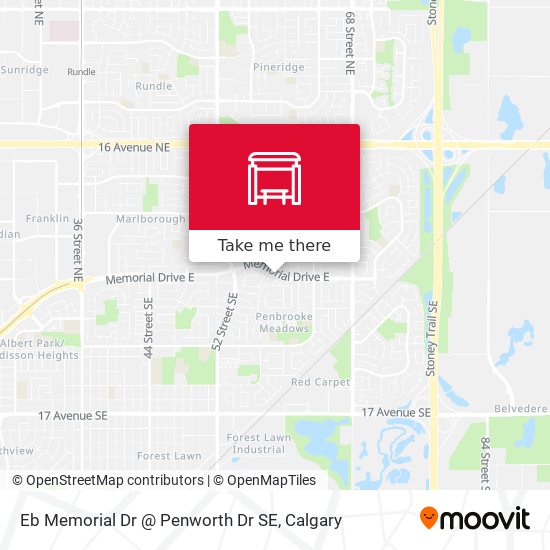 Eb Memorial Dr @ Penworth Dr SE map