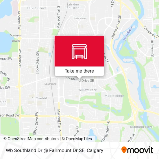 Wb Southland Dr @ Fairmount Dr SE map