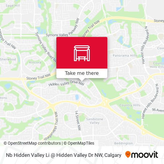 Nb Hidden Valley Li @ Hidden Valley Dr NW map