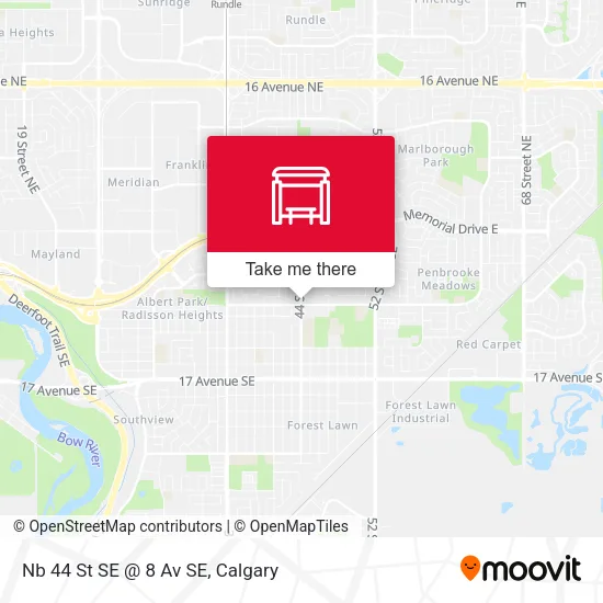 Nb 44 St SE @ 8 Av SE map