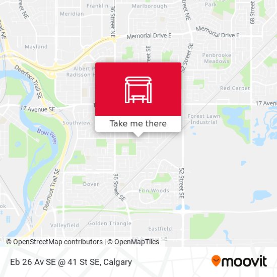 Eb 26 Av SE @ 41 St SE map