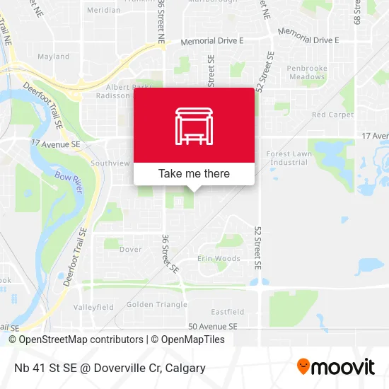 Nb 41 St SE @ Doverville Cr map