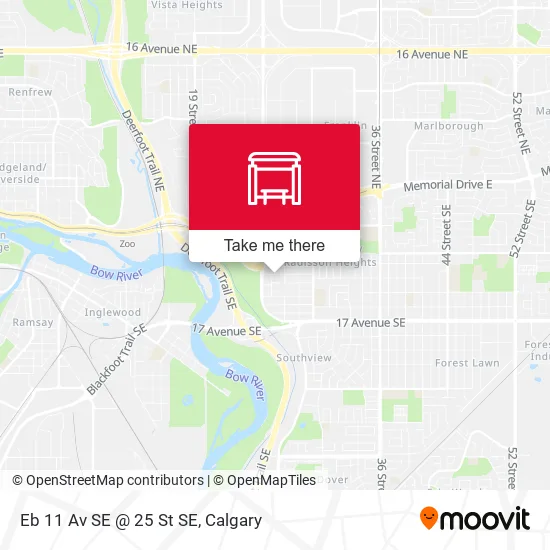 Eb 11 Av SE @ 25 St SE map