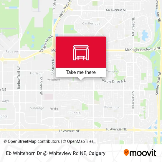 Eb Whitehorn Dr @ Whiteview Rd NE map