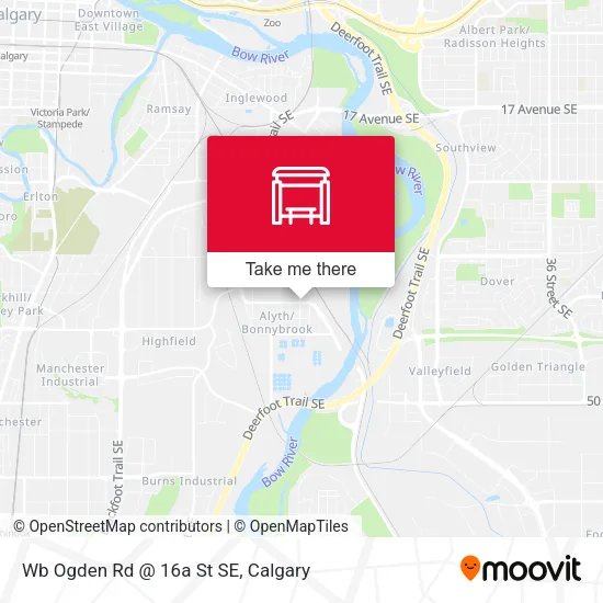 Wb Ogden Rd @ 16a St SE map
