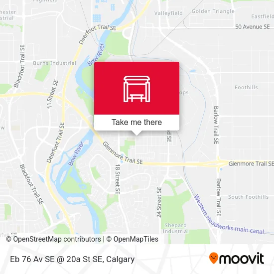 Eb 76 Av SE @ 20a St SE map