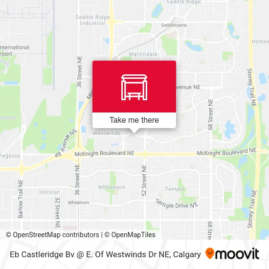 Eb Castleridge Bv @ E. Of Westwinds Dr NE map