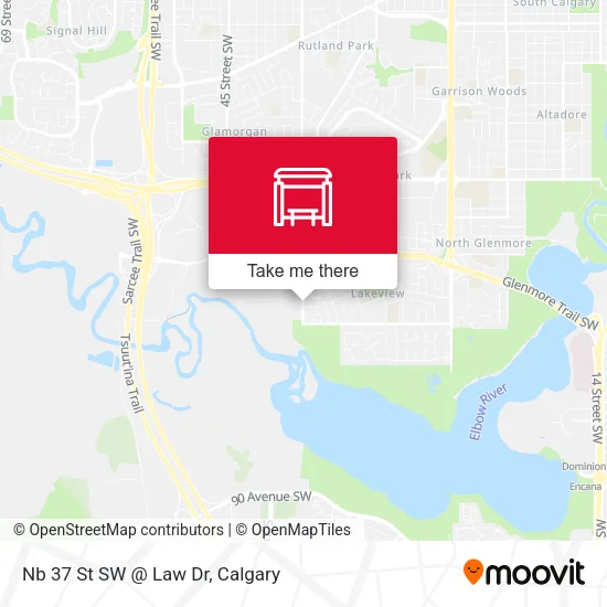 Nb 37 St SW @ Law Dr map