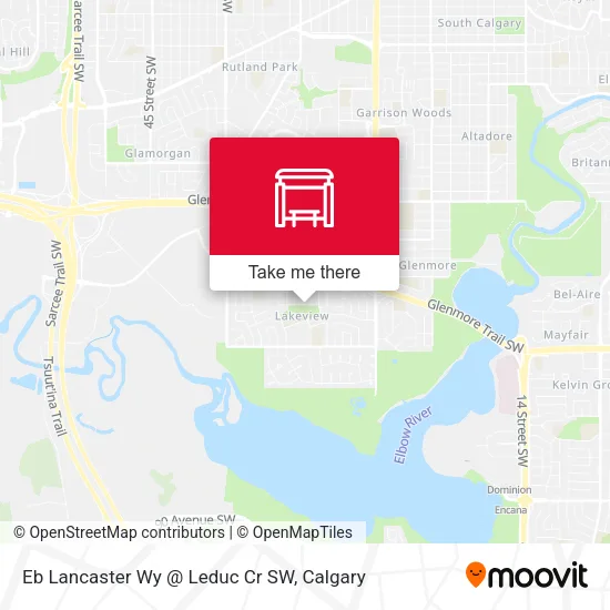 Eb Lancaster Wy @ Leduc Cr SW map