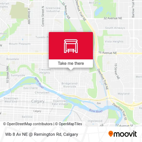 Wb 8 Av NE @ Remington Rd plan
