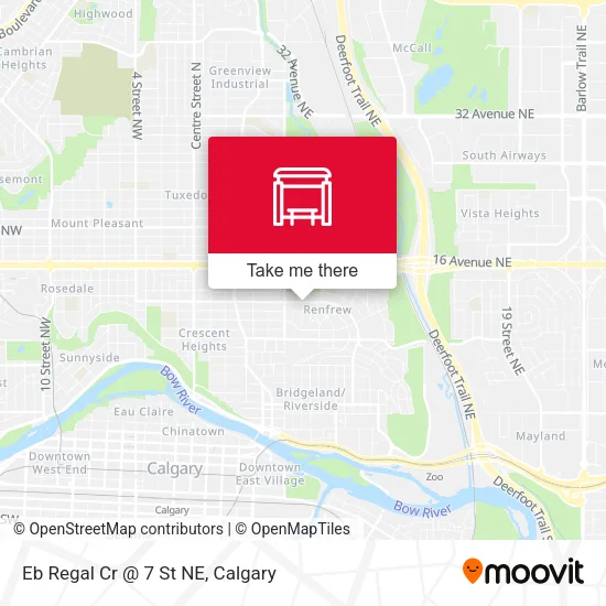 Eb Regal Cr @ 7 St NE map