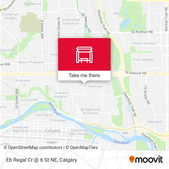 Eb Regal Cr @ 6 St NE map