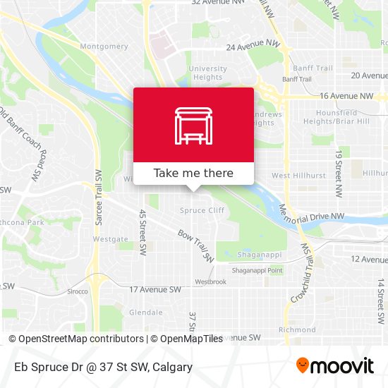 Eb Spruce Dr @ 37 St SW plan