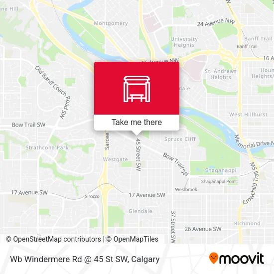 Wb Windermere Rd @ 45 St SW plan