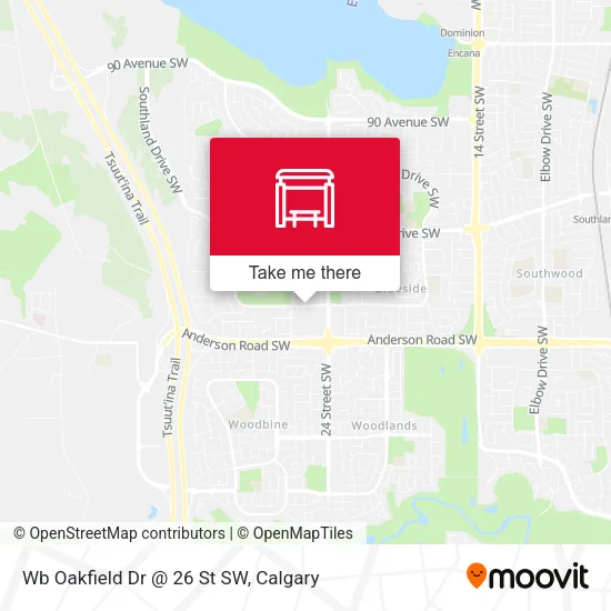 Wb Oakfield Dr @ 26 St SW plan