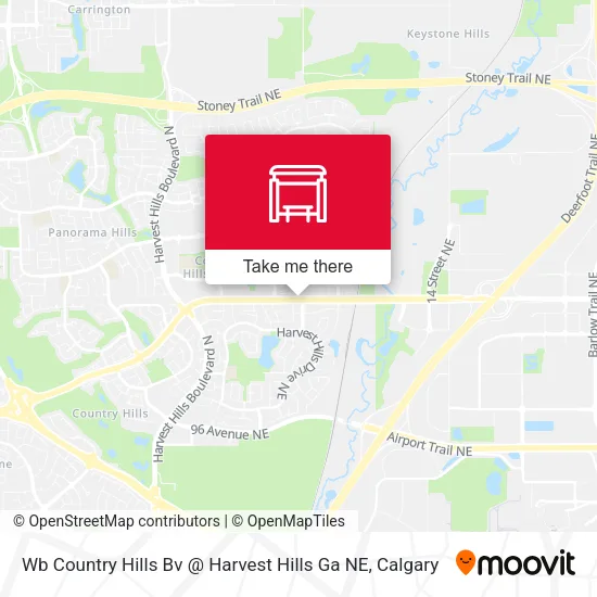 Wb Country Hills Bv @ Harvest Hills Ga NE map