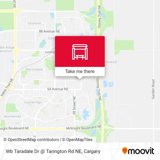 Wb Taradale Dr @ Tarington Rd NE map