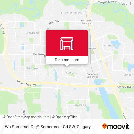 Wb Somerset Dr @ Somercrest Gd SW map