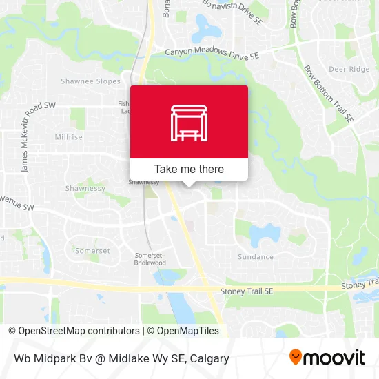 Wb  Midpark Bv @ Midlake Wy SE map