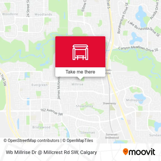 Wb Millrise Dr @ Millcrest Rd SW plan