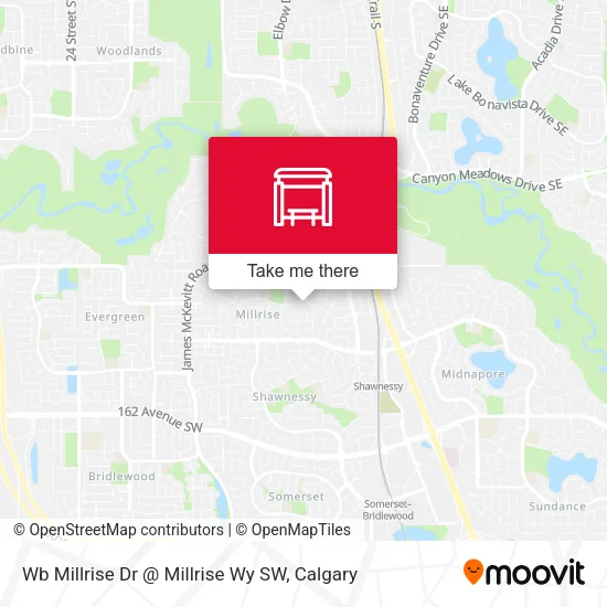 Wb Millrise Dr @ Millrise Wy SW plan