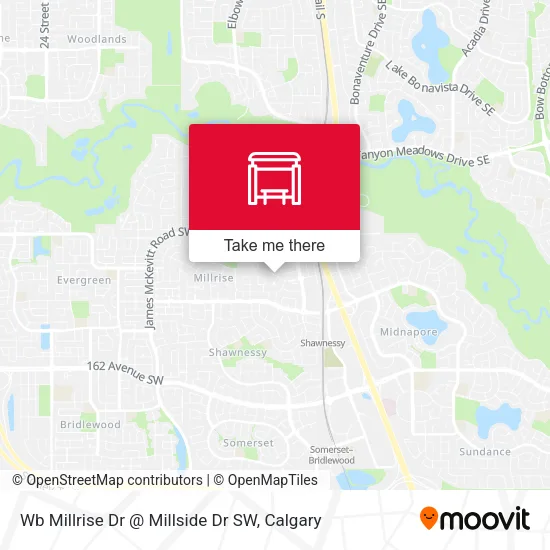 Wb Millrise Dr @ Millside Dr SW plan