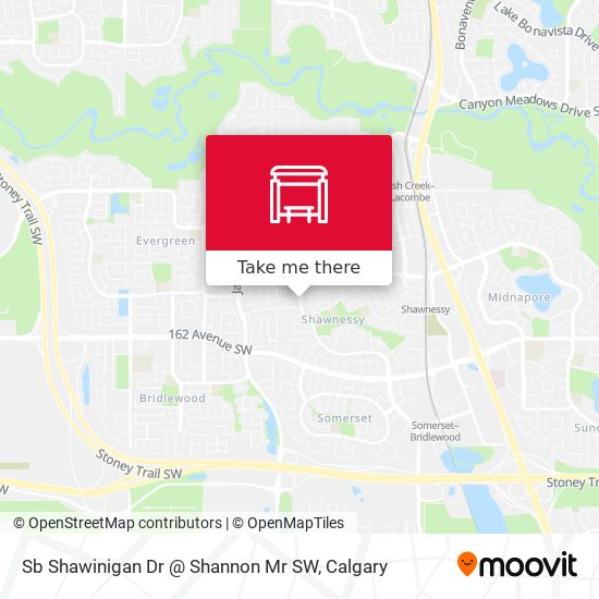 Sb Shawinigan Dr @ Shannon Mr SW plan