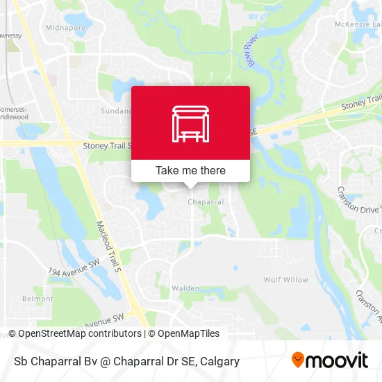 Sb Chaparral Bv @ Chaparral Dr SE map