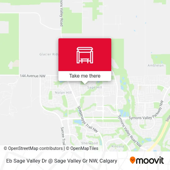 Eb Sage Valley Dr @ Sage Valley Gr NW map
