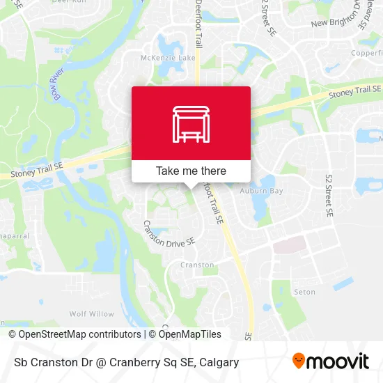 Sb Cranston Dr @ Cranberry Sq SE map