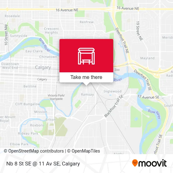 Nb 8 St SE @ 11 Av SE map