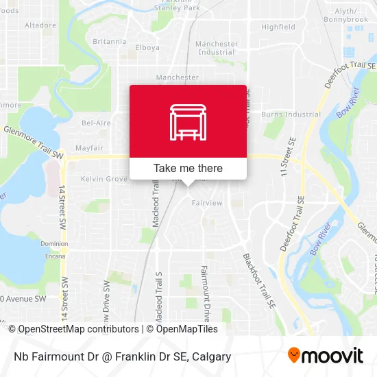 Nb Fairmount Dr @ Franklin Dr SE map