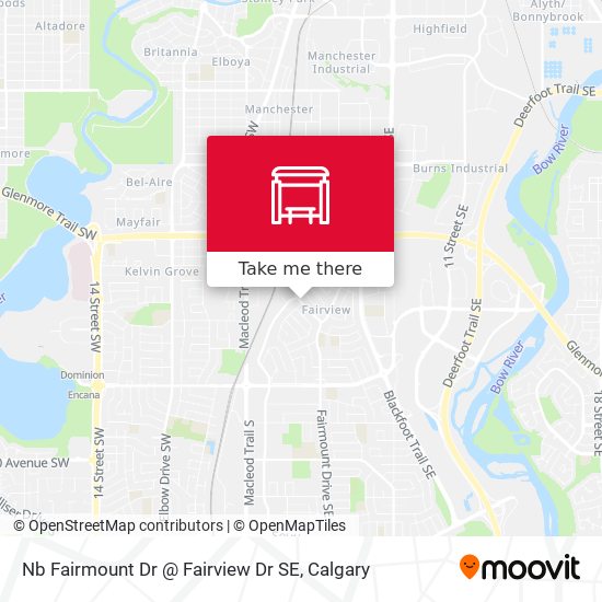 Nb Fairmount Dr @ Fairview Dr SE map