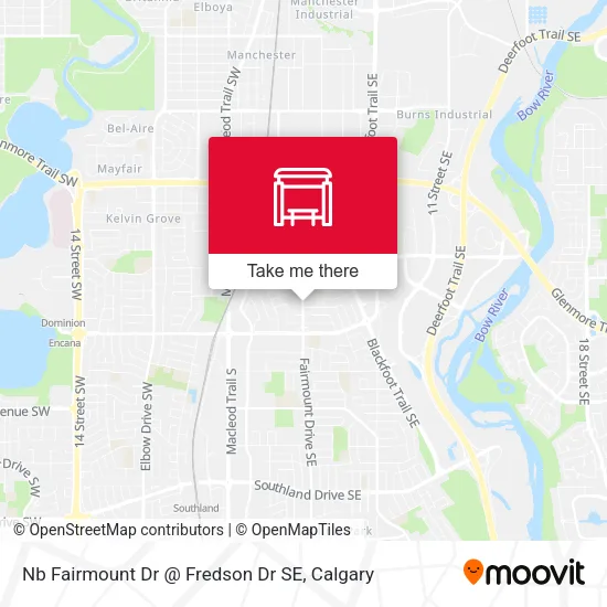 Nb Fairmount Dr @ Fredson Dr SE map