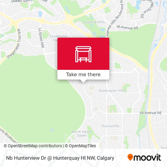 Nb Hunterview Dr @ Hunterquay Hl NW map