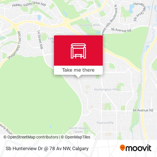 Sb Hunterview Dr @ 78 Av NW plan