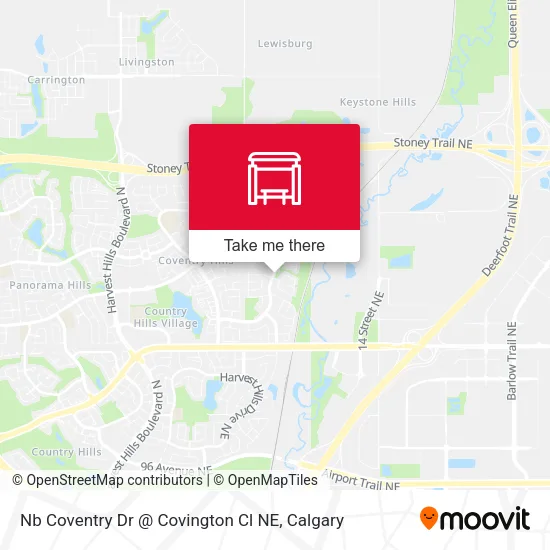 Nb Coventry Dr @ Covington Cl NE map