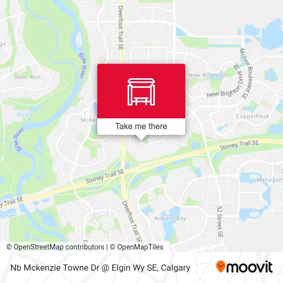 Nb Mckenzie Towne Dr @ Elgin Wy SE map