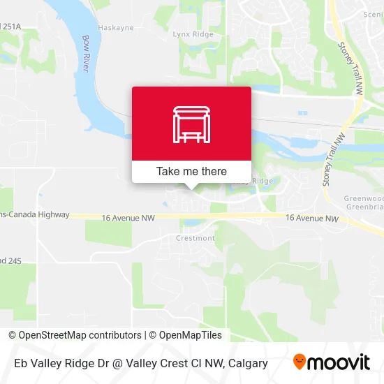 Eb Valley Ridge Dr @ Valley Crest Cl NW map