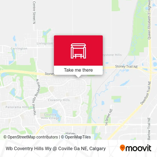 Wb Coventry Hills Wy @ Coville Ga NE map