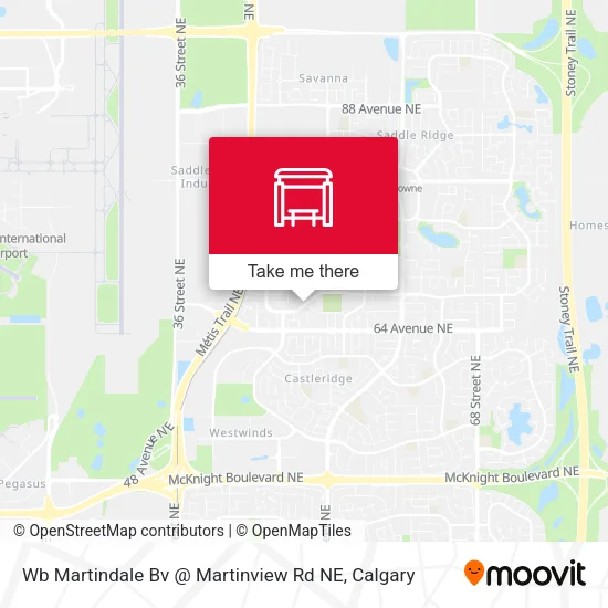 Wb Martindale Bv @ Martinview Rd NE map