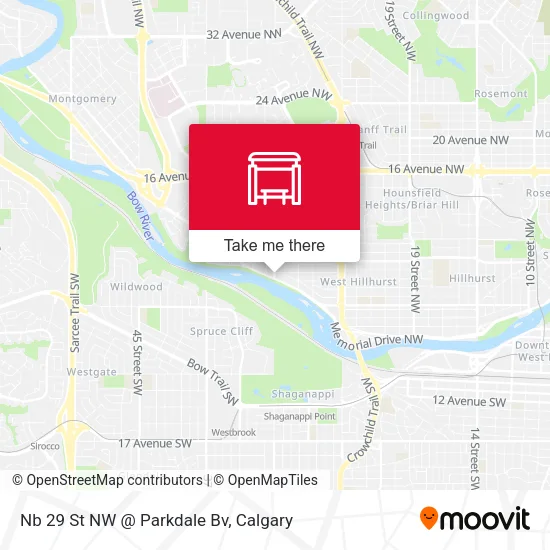 Nb 29 St NW @ Parkdale Bv plan