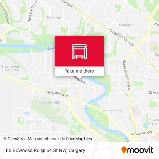 Eb Bowness Rd @ 64 St NW map