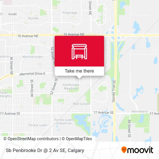Sb Penbrooke Dr @ 2 Av SE map