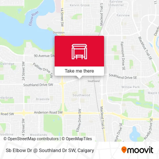 Sb Elbow Dr @ Southland Dr SW plan