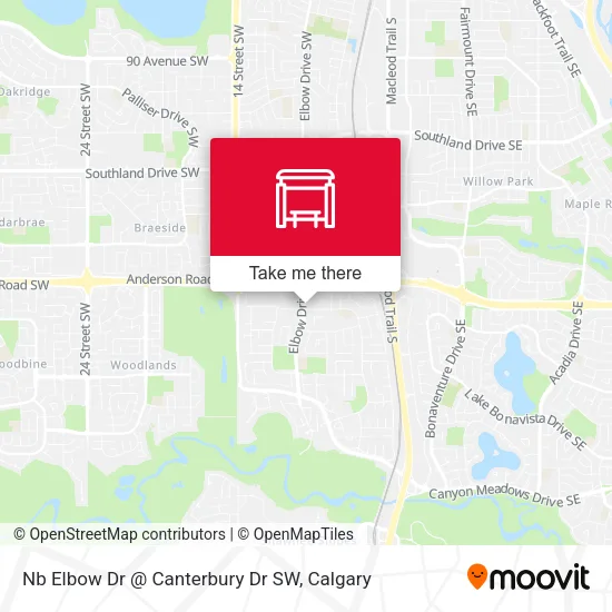 Nb Elbow Dr @  Canterbury Dr SW plan