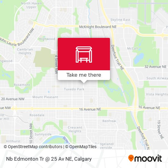 Nb Edmonton Tr @ 25 Av NE plan
