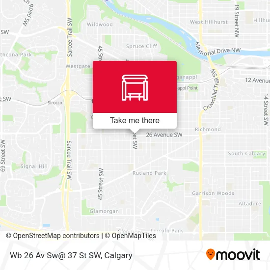 Wb 26 Av Sw@ 37 St SW plan