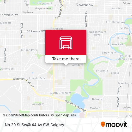 Nb 20 St Sw@ 44 Av SW plan
